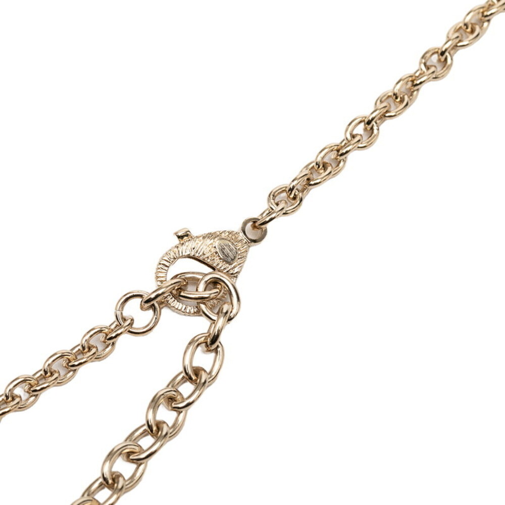 CHANEL Gold Logo Necklace - Picture 4 of 6
